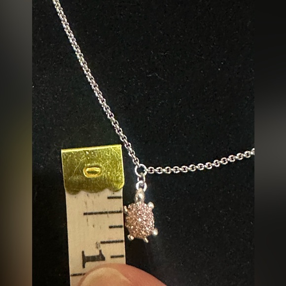 Dior Oblique Turtle Crystal Pendant Necklace - Picture 6 of 6